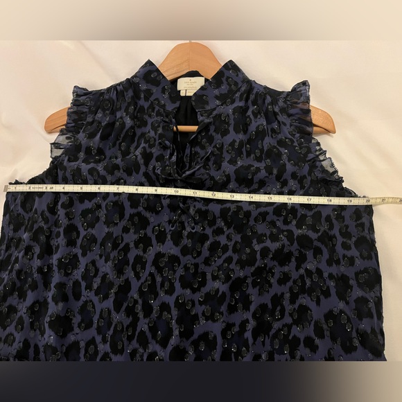 Kate Space metallic leopard silk top - Picture 6 of 6